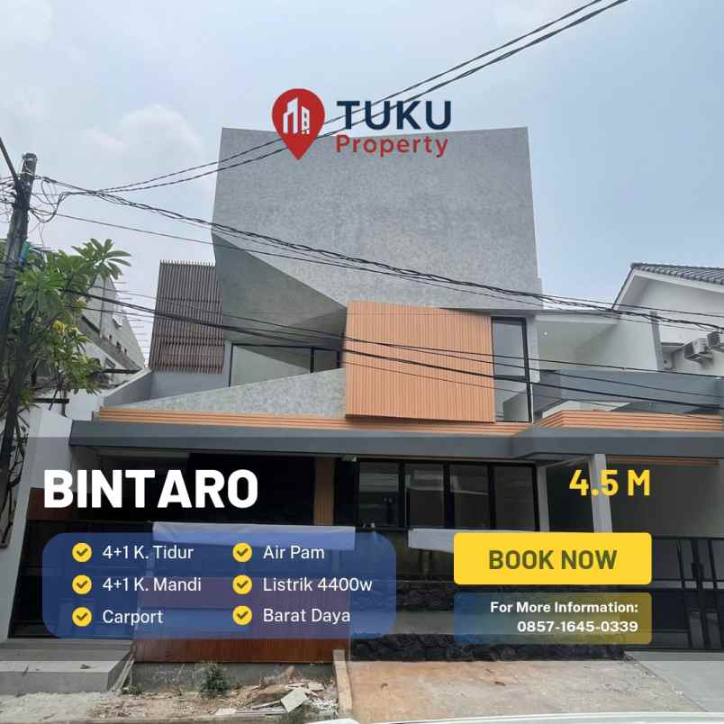 dijual rumah bintaro sektor 9 pondok