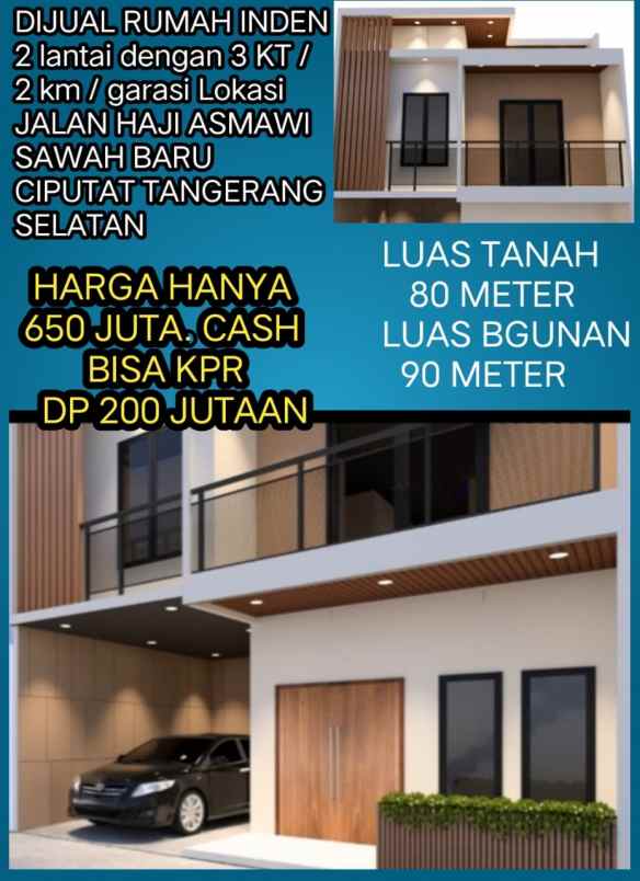 dijual rumah bintaro sektor9