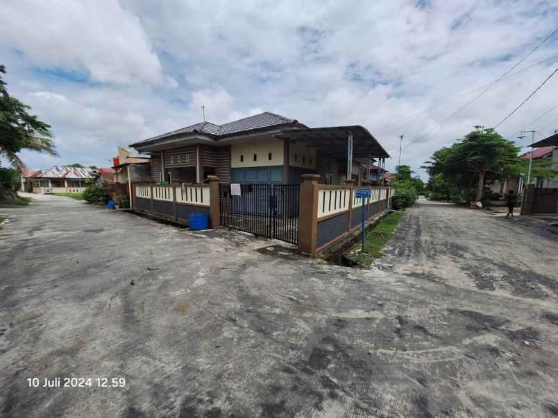 dijual rumah bulatan di garuda sakti km 3 420 juta