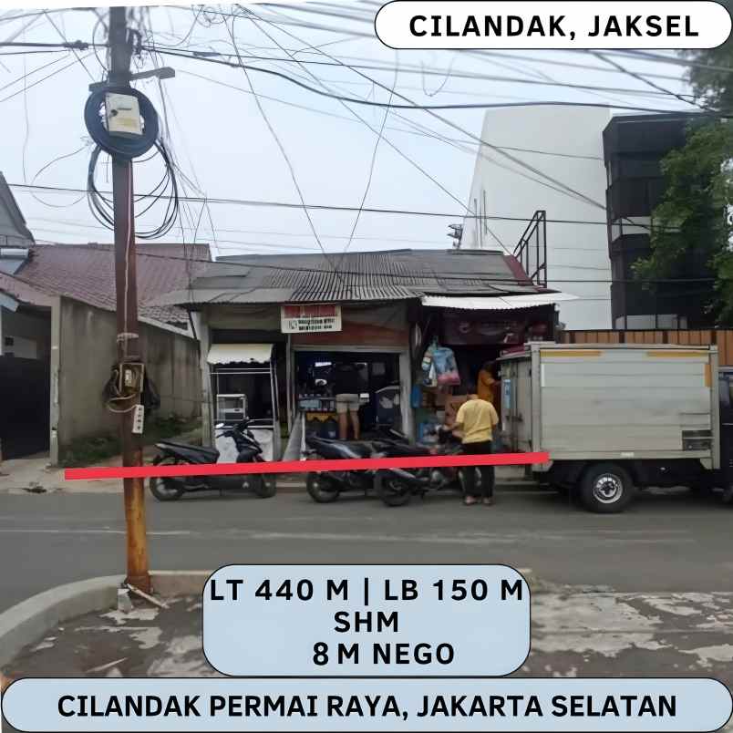 dijual rumah cilandak permai raya