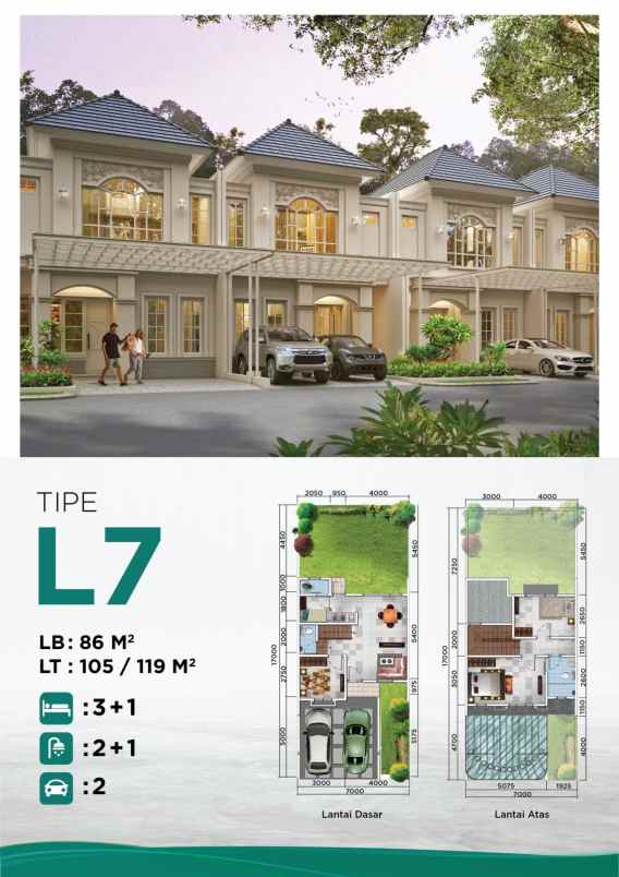dijual rumah cluster la seine jgc