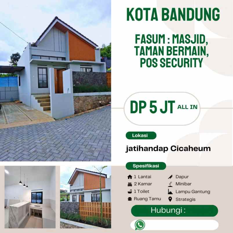 dijual rumah cluster pramartha asri
