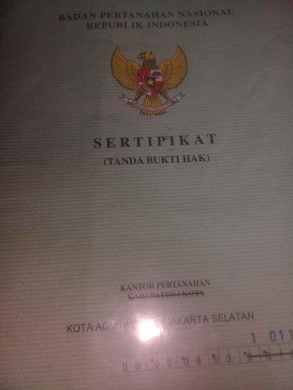 dijual rumah harga njop