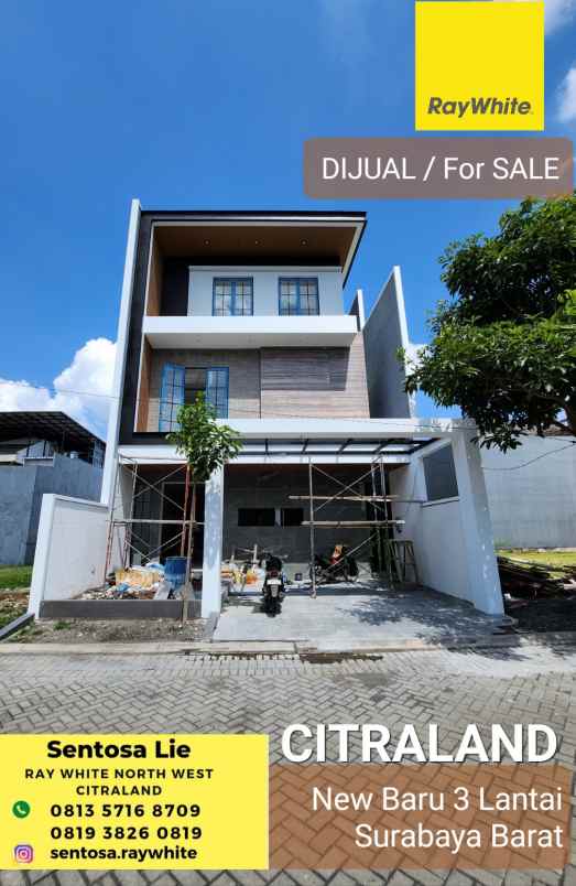 dijual rumah jalan woodland citraland