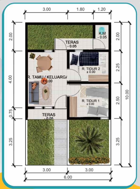 dijual rumah jl kandang rodo sukasejati