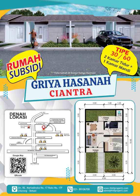 dijual rumah jl kandang rodo sukasejati