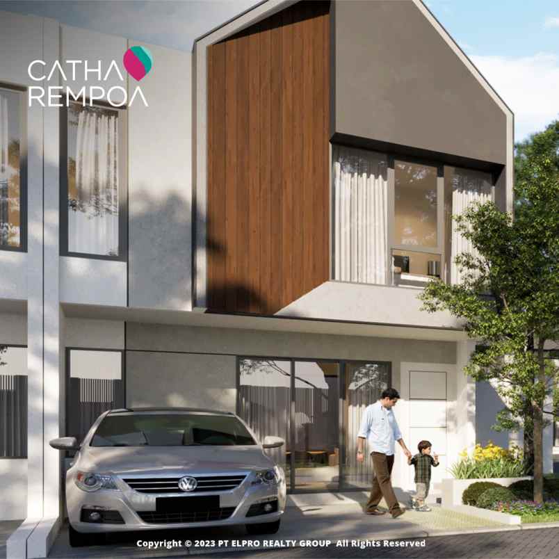 dijual rumah jl kesatriaan rempoa kec