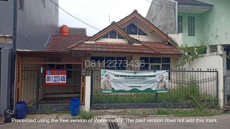 dijual rumah jl pondok mutiara