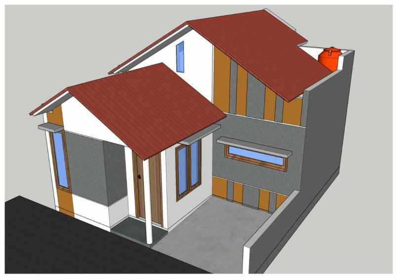 dijual rumah jl raya pondok rajeg cibinong