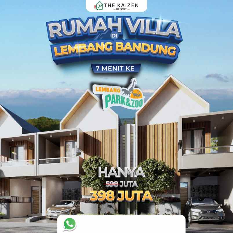 dijual rumah jl wangunsari lembang
