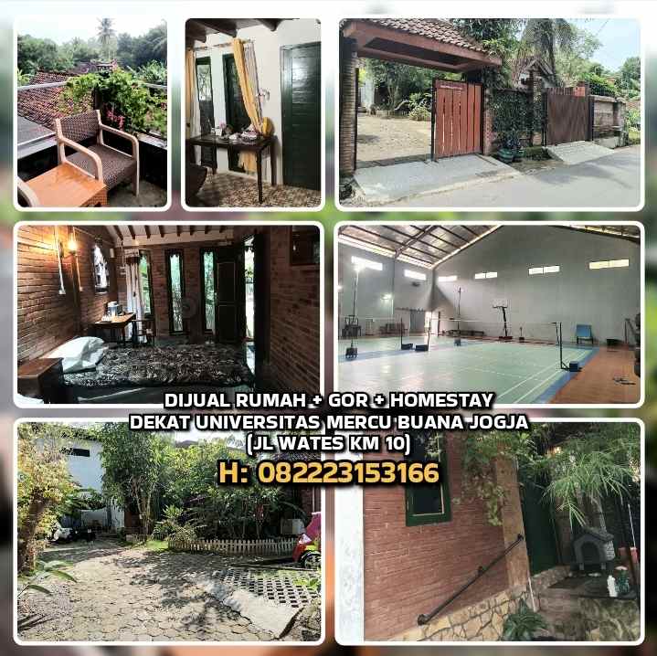 dijual rumah jl wates km 10 bantul