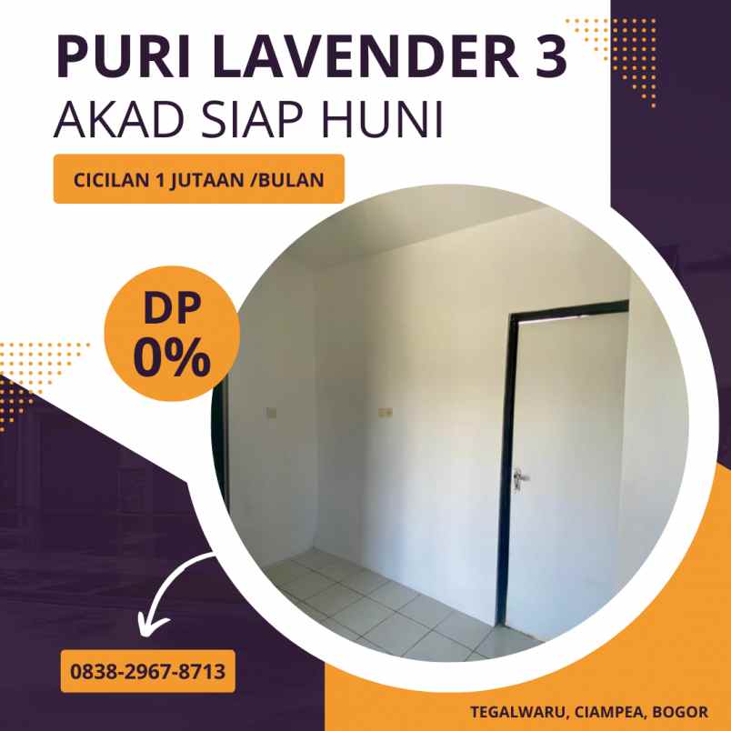 dijual rumah jln tegalwaru ciampea