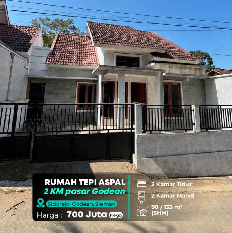 dijual rumah pasar godean
