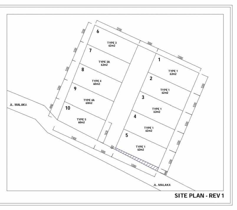 dijual rumah pondok bambu
