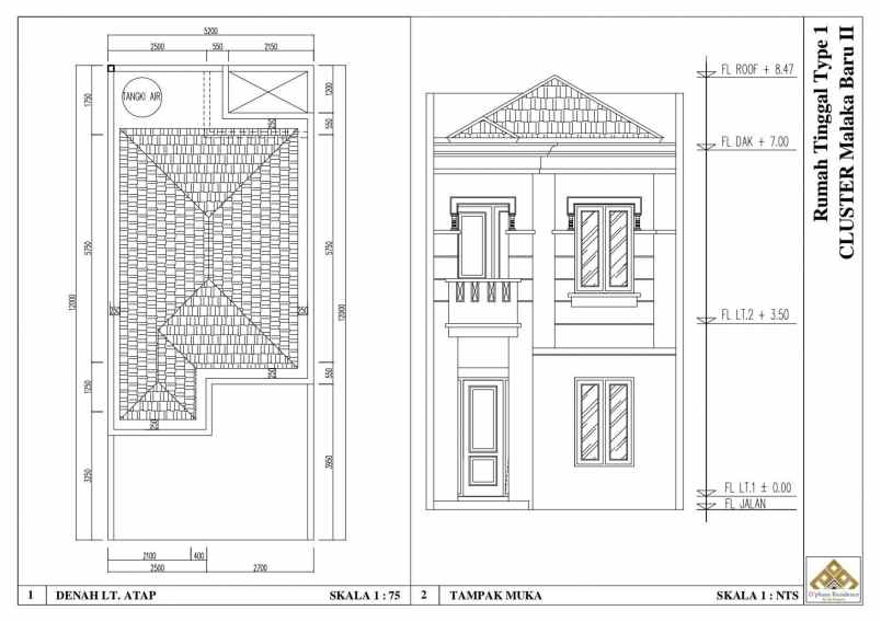 dijual rumah pondok bambu