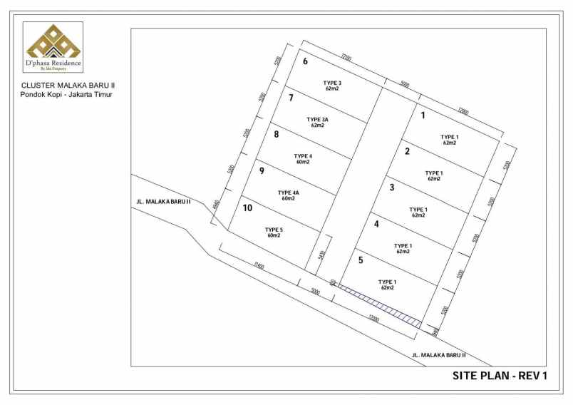 dijual rumah pondok bambu