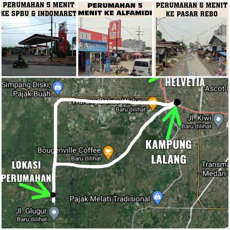 dijual rumah sei mencirim