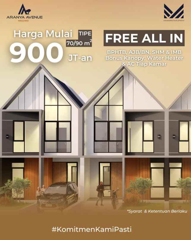 dijual rumah tajem