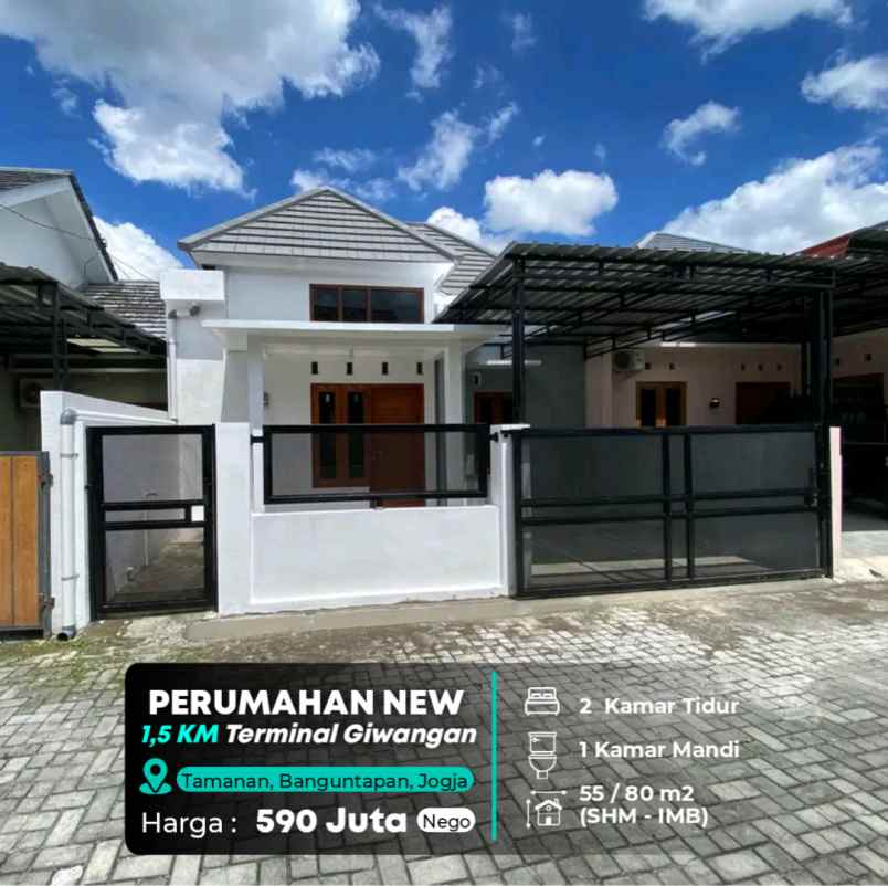 dijual rumah tamanan