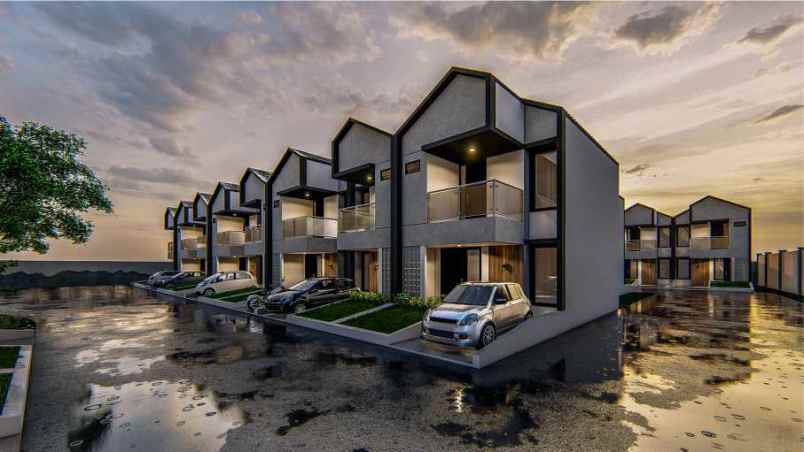 dijual rumah uniqo cluster serpong jl