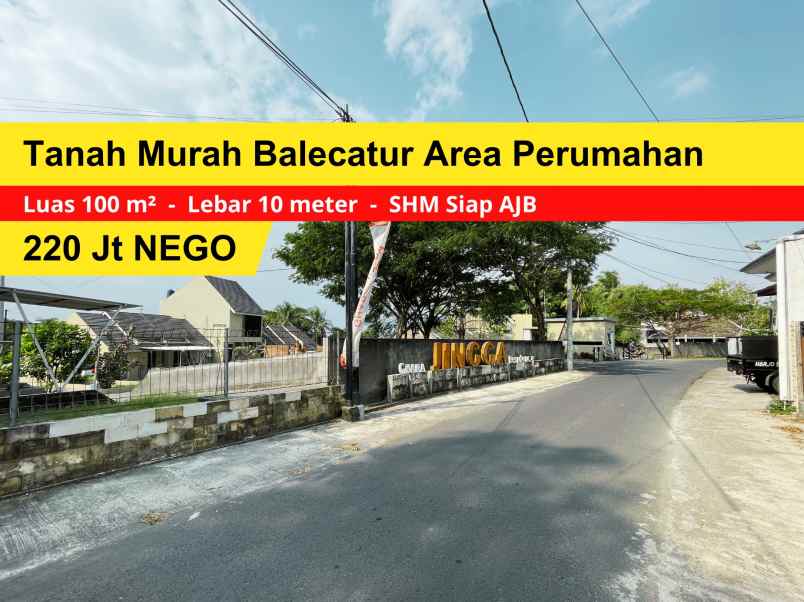 dijual tanah balecatur