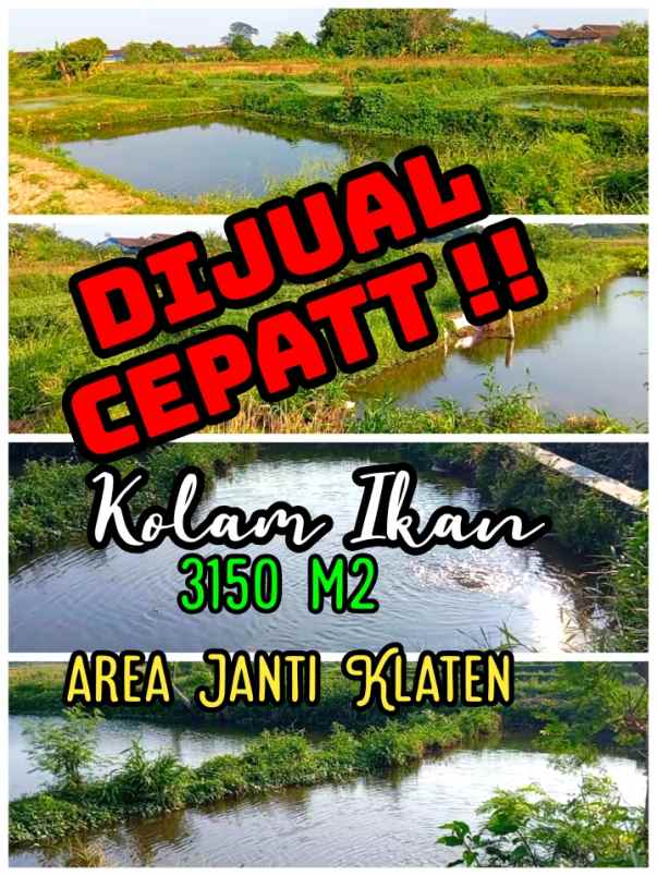 dijual tanah dekat wisata air janti klaten