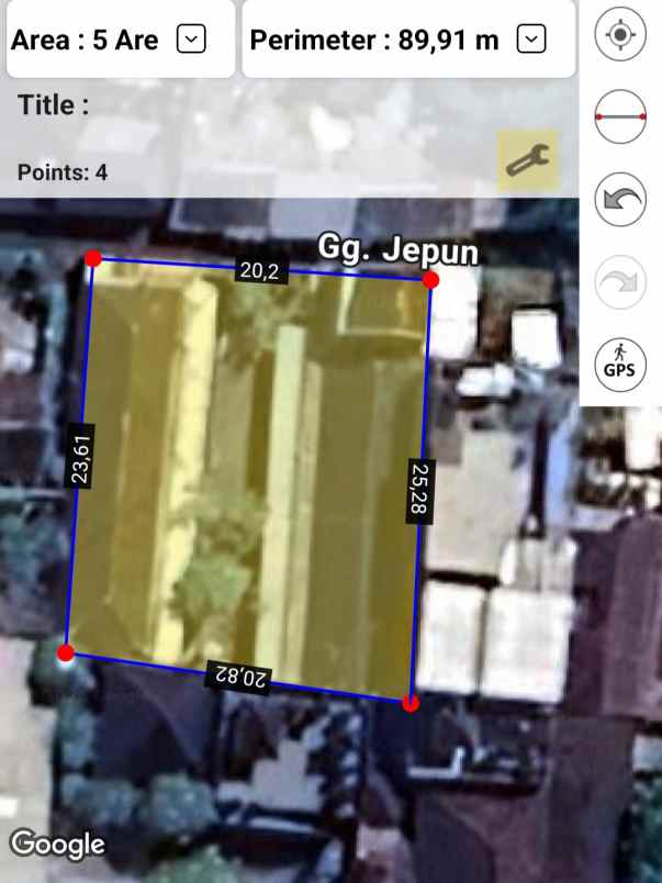 dijual tanah depan terminal ubung