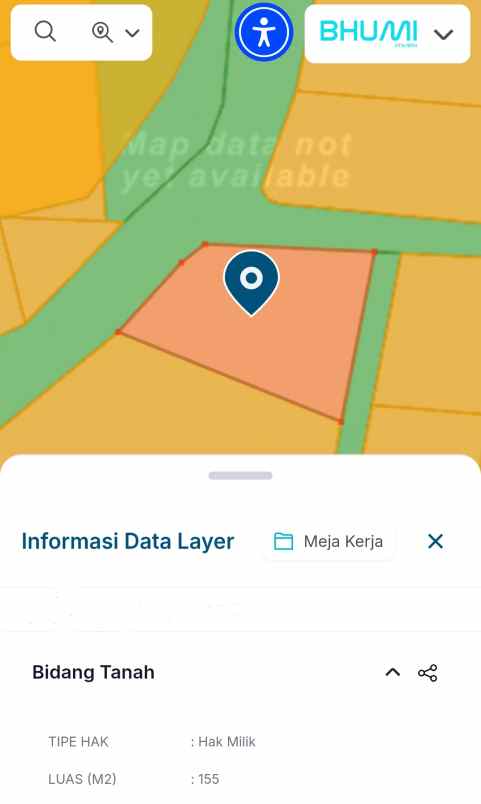 dijual tanah gamping