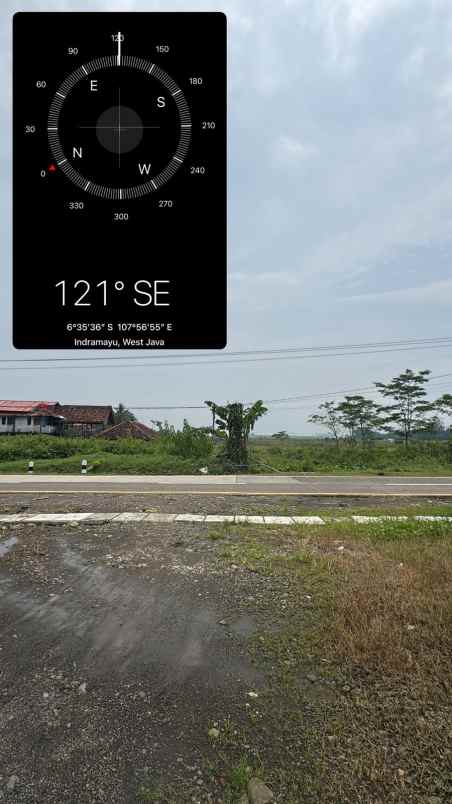 dijual tanah jl raya subang cikamurang