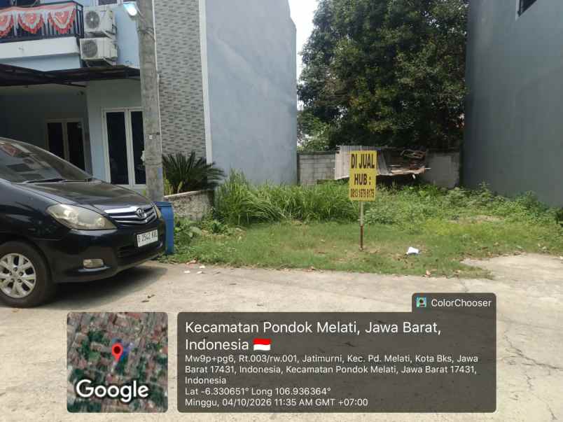 dijual tanah jl sadar 1 jatimurni
