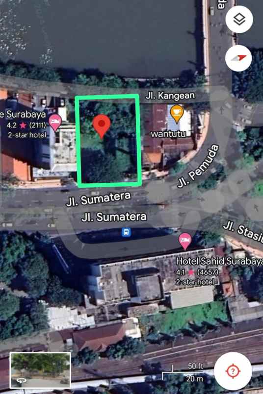 dijual tanah jl sumatera