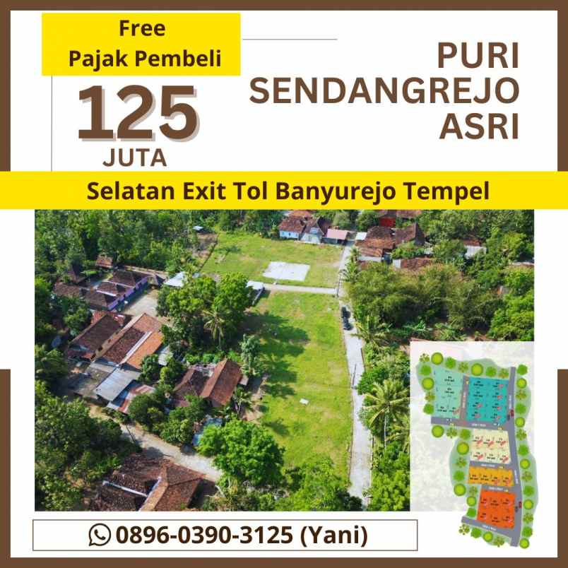 dijual tanah kedungprahu sendangrejo