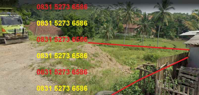 dijual tanah kp nanggung bangunjaya kec