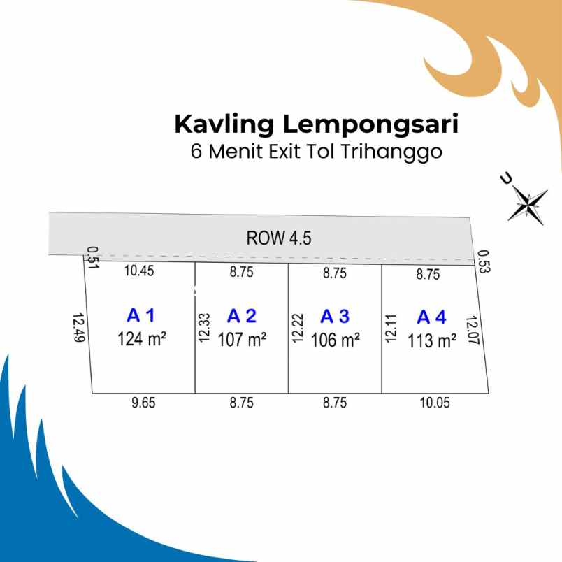 dijual tanah lempongsari