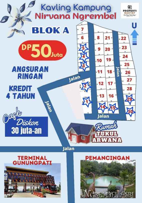 dijual tanah ngrembel gunungpati