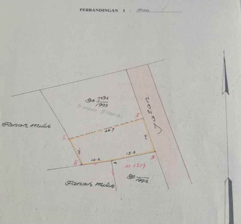 dijual tanah padangsambian kaja