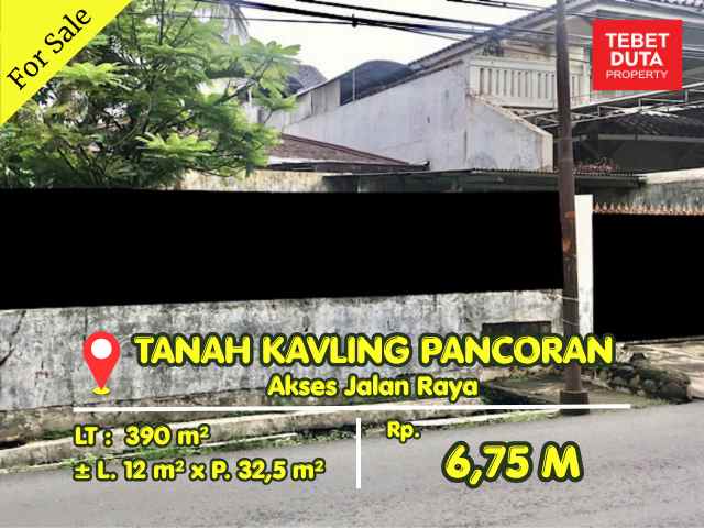 dijual tanah pancoran timur