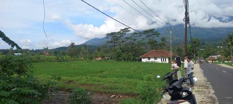dijual tanah pinggir jl view gunung sawah