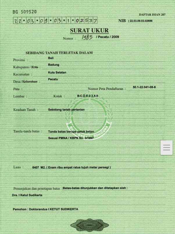 dijual tanah puncak wisesa