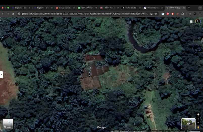 dijual tanah smpn 16 kota bogor