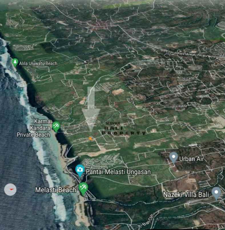 dijual tanah ungasan jimbaran