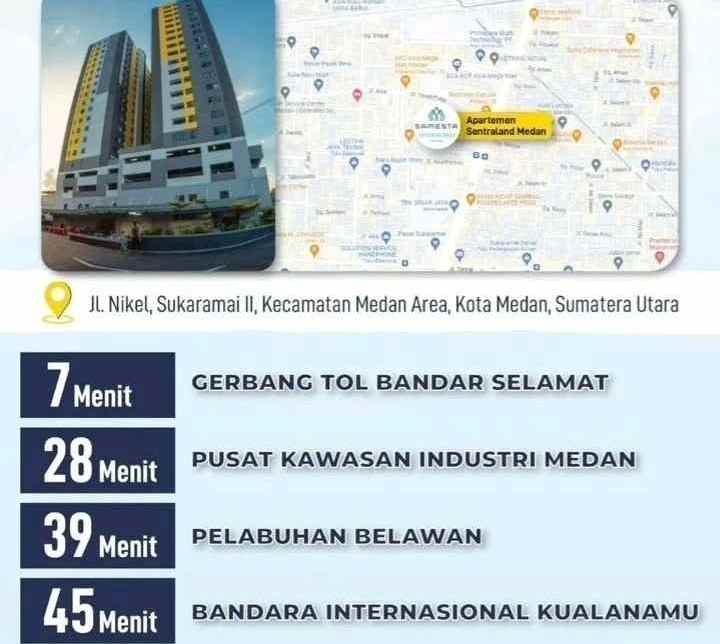 disewakan apartemen jalan nikel asia mega mas