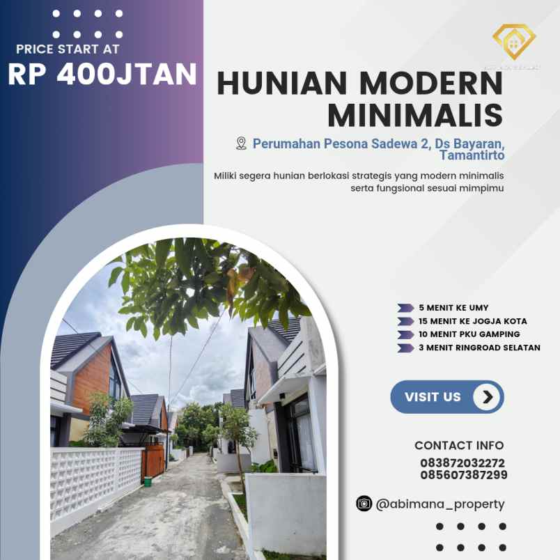 hunian cantik dekat umy promo ramadhan bebas biaya kpr