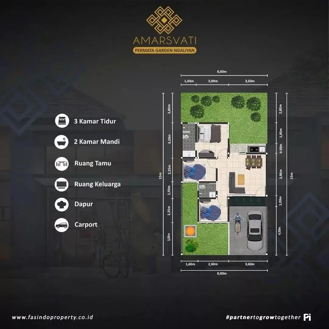 hunian mewah di amarsvati ngaliyan