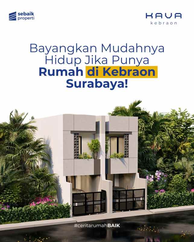 hunian minimalis dan murah di kebraon surabaya barat