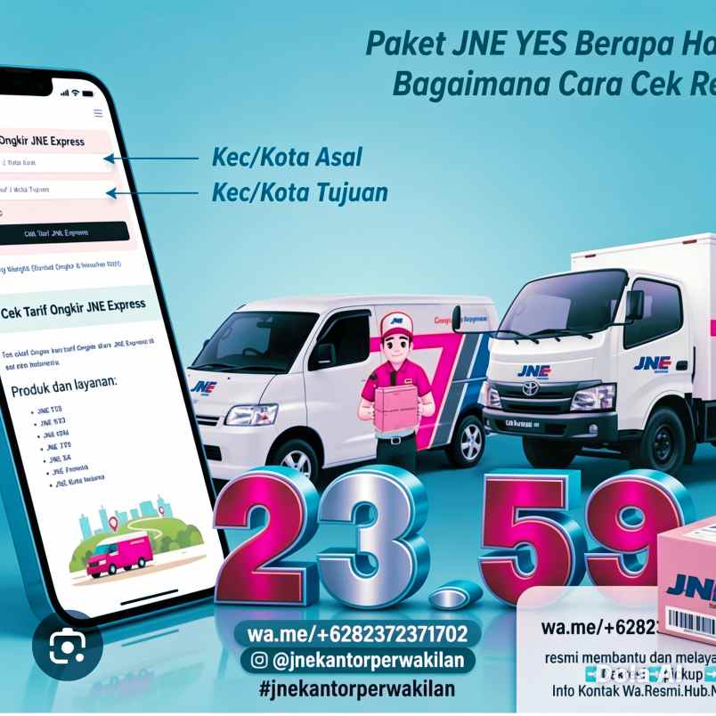 jne kanda sanur wa me kantor pusat cabang jne ka