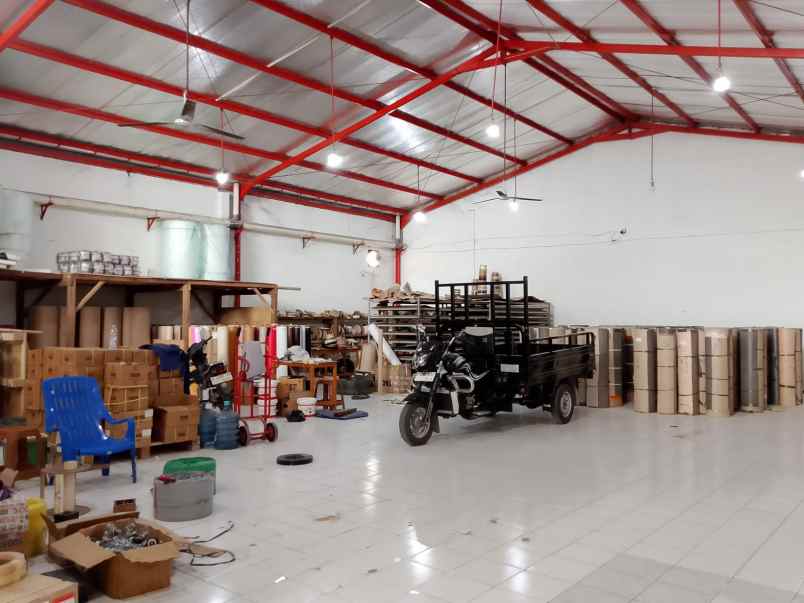 jual cepat gudang hadap jalan raya