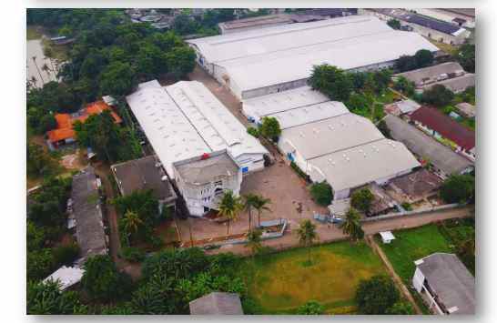 jual pabrik dan gudang ex pabrik sabun di tangerang