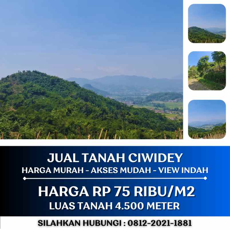 jual tanah murah di ciwidey