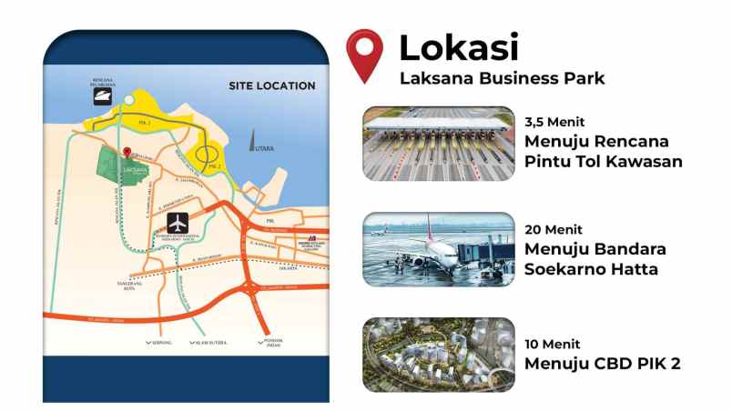kavling di laksana business park pakuhaji tangerang